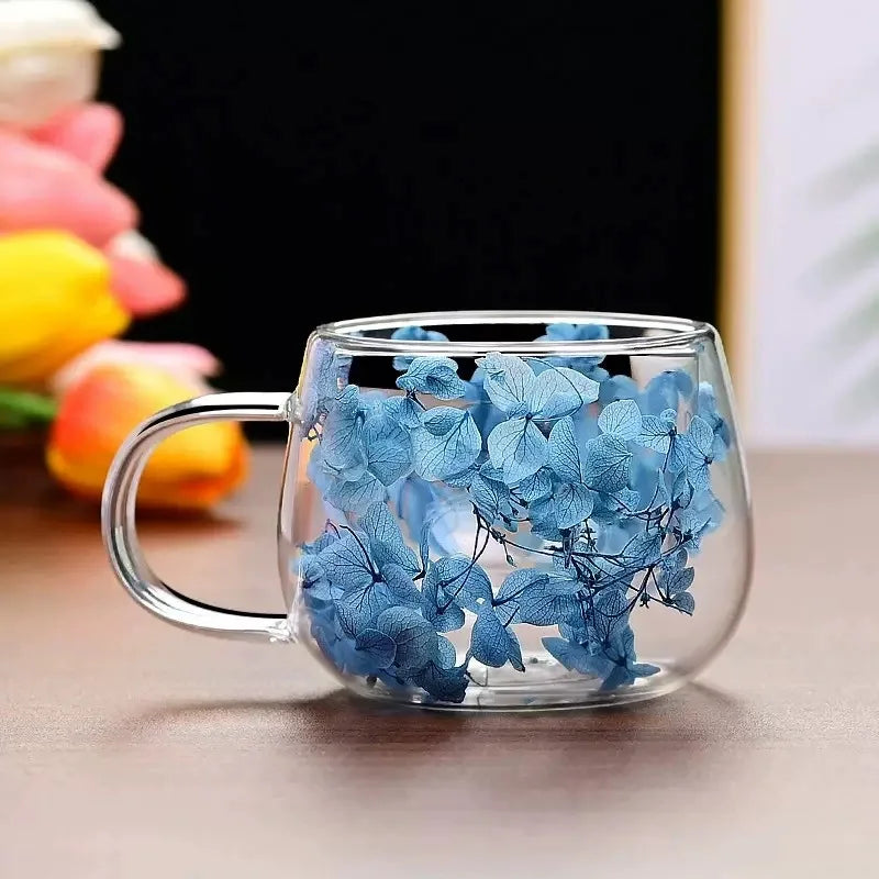Xicara de vidro duplo para café e chá 350 ml / Meu Luxo