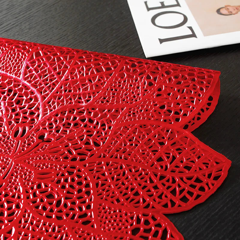 Caminho de mesa folhas / Meu Luxo