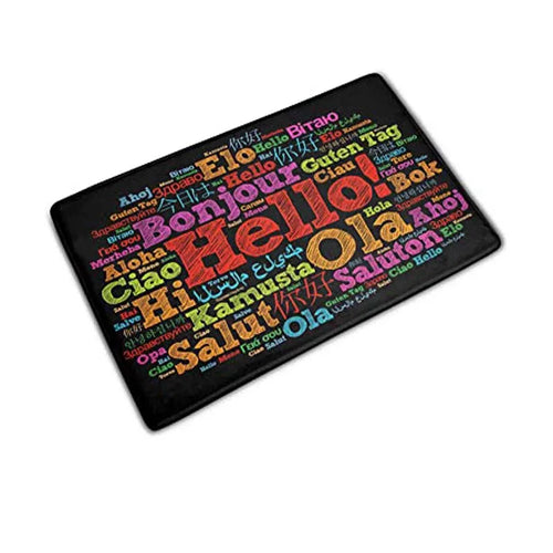 Capacho Antiderrapante Palavra Juntas  - Meu Luxo