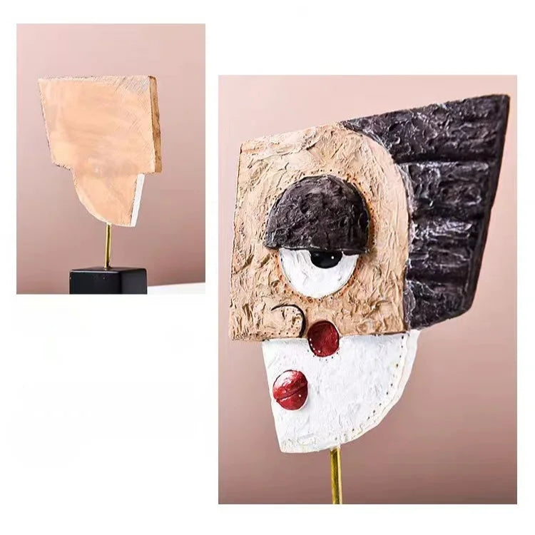 Escultura Decorativa Figura Abstrata / Meu Luxo