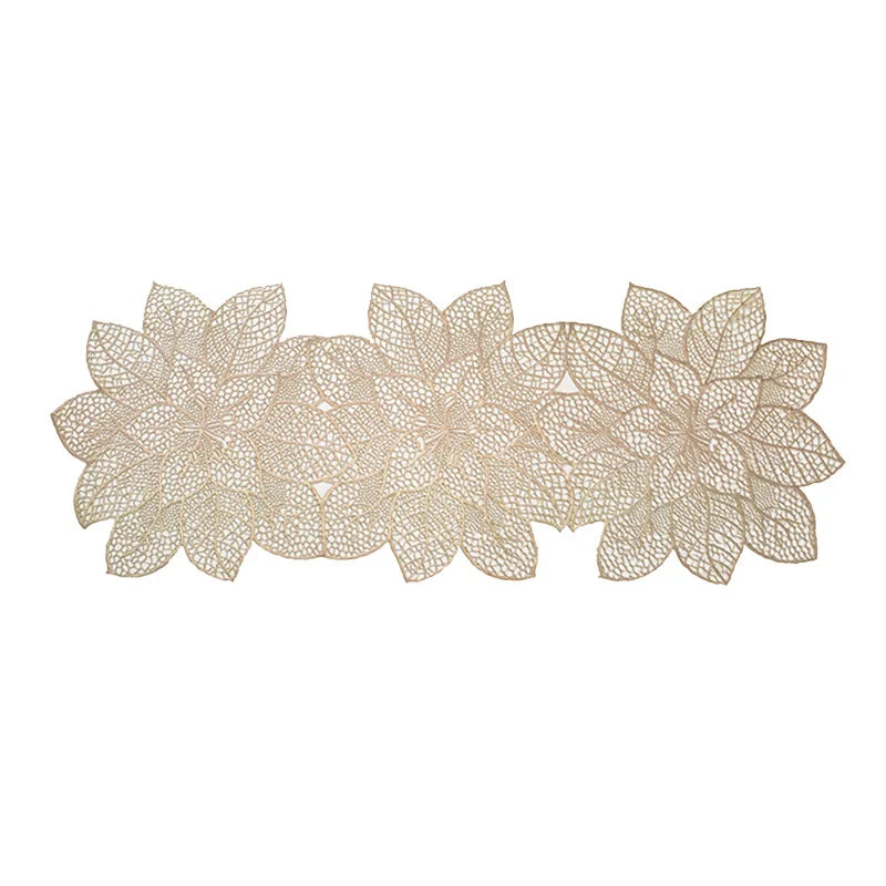 Caminho de mesa folhas / Meu Luxo