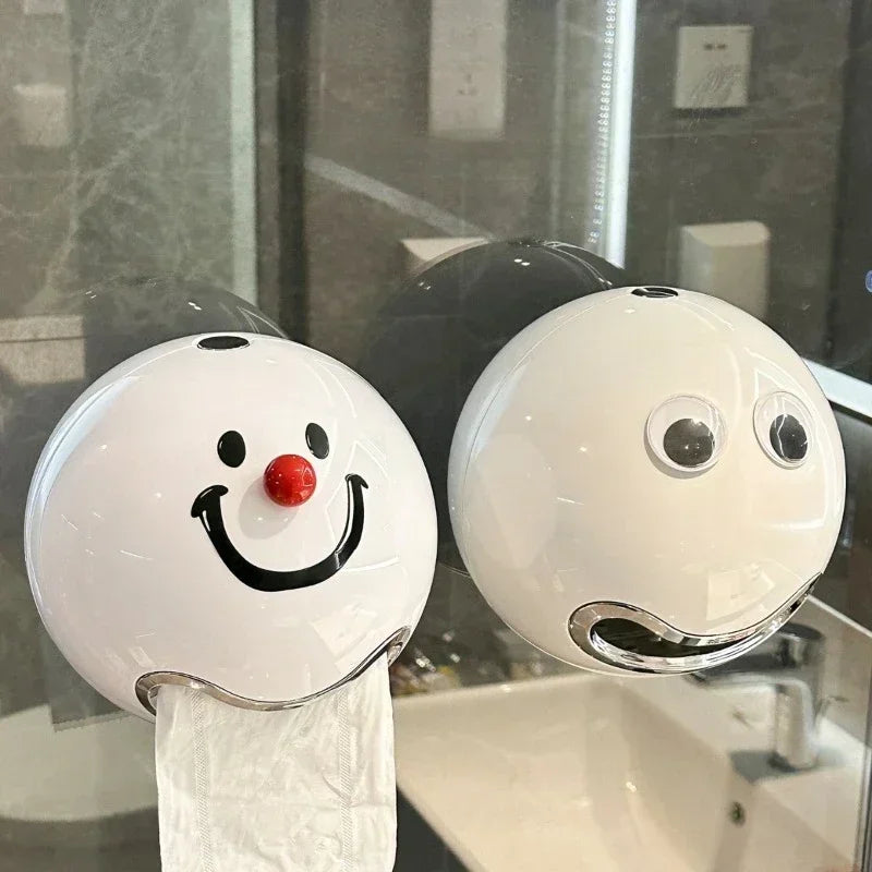 Suporte Para Papel Higiênico Rosto Feliz