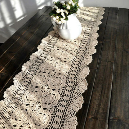 Caminho de mesa em crochê / Meu Luxo