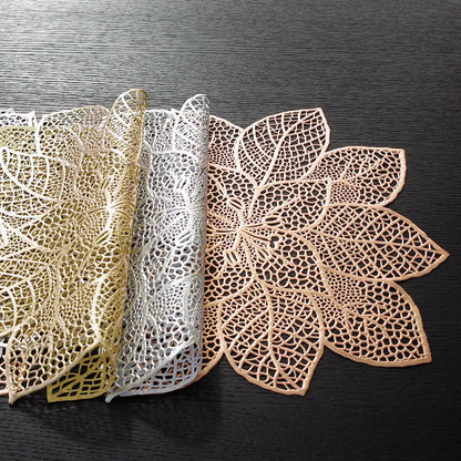 Caminho de mesa folhas / Meu Luxo