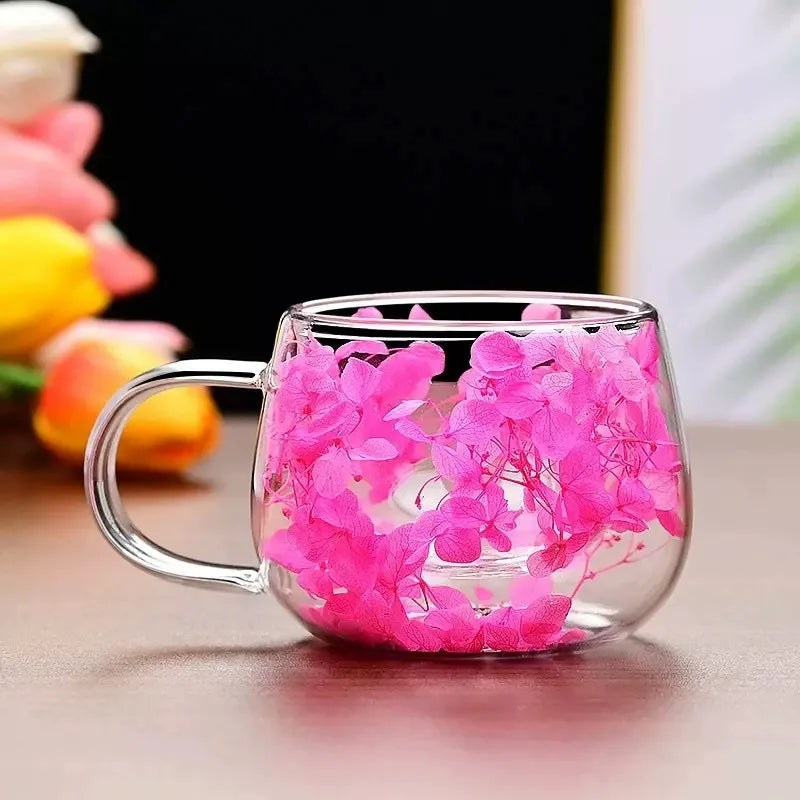 Xicara de vidro duplo para café e chá 350 ml / Meu Luxo
