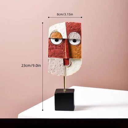 Escultura Decorativa Figura Abstrata / Meu Luxo