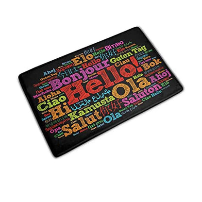 Capacho Antiderrapante Palavra Juntas - Meu Luxo